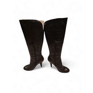 Nine West Black Knee Boots Size 7.5